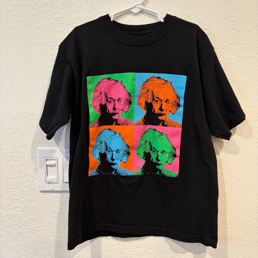 Albert Einstein Andy Warhol style Kids T-Shirt